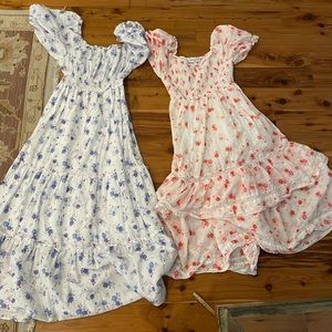 Lot of 2 LoveShackFancy Target Dresses XS